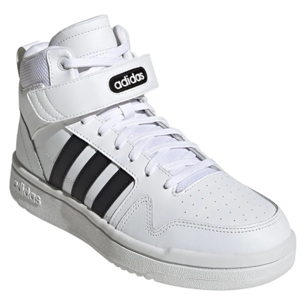 Adidas Postmove Mid Women Sneaker Basketball Shoe White Athletic Trainers size 8